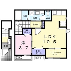 サン・グレイスⅣの物件間取画像